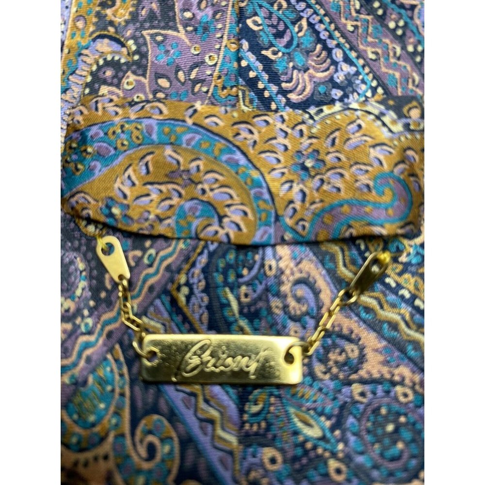 STUNNING $280 BRIONI Paisley Italian SILK TIE - Picture 3 of 6